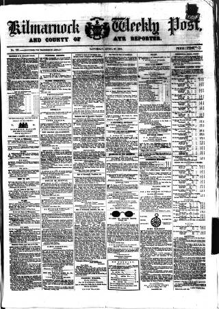 cover page of Kilmarnock Weekly Post and County of Ayr Reporter published on April 27, 1861
