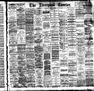 cover page of Liverpool Courier and Commercial Advertiser published on April 24, 1889