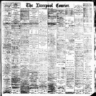 cover page of Liverpool Courier and Commercial Advertiser published on June 1, 1892