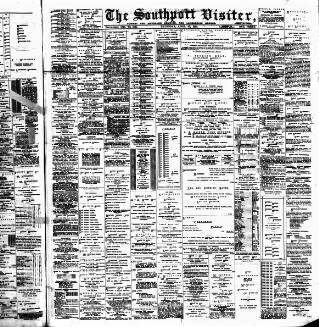 cover page of Southport Visiter published on April 27, 1893