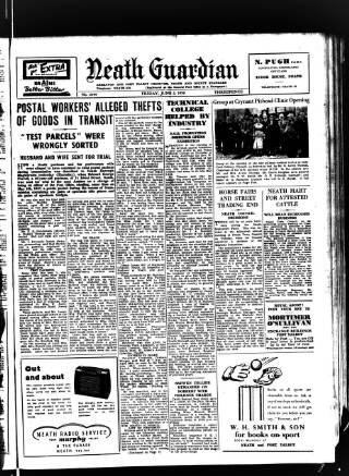 cover page of Neath Guardian published on June 2, 1950