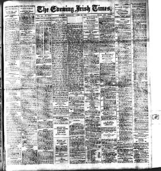 cover page of Evening Irish Times published on April 24, 1909