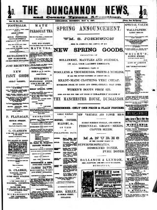 cover page of Dungannon News published on May 6, 1897