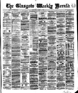 cover page of Glasgow Weekly Herald published on June 1, 1867