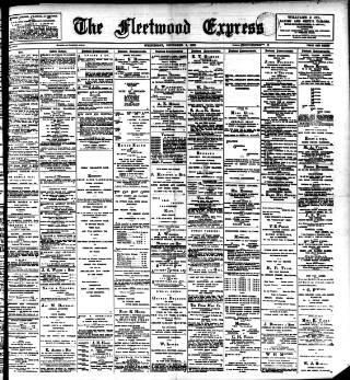 cover page of Fleetwood Express published on December 2, 1896