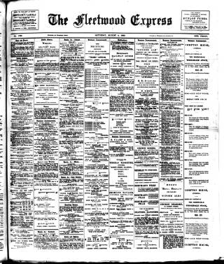 cover page of Fleetwood Express published on August 8, 1903