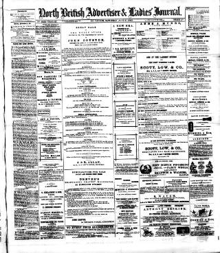cover page of North British Advertiser & Ladies' Journal published on June 2, 1883