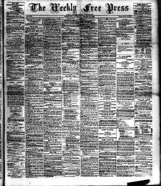 cover page of Weekly Free Press and Aberdeen Herald published on April 26, 1890
