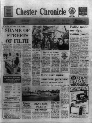 cover page of Chester Chronicle published on June 2, 1978