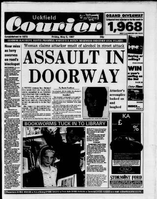 cover page of Uckfield Courier published on May 2, 1997
