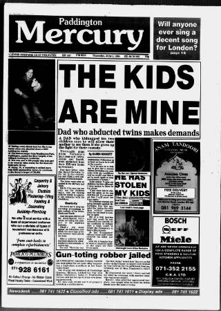 cover page of Paddington Mercury published on June 2, 1994