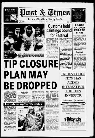 cover page of Leek Post & Times published on May 2, 1990