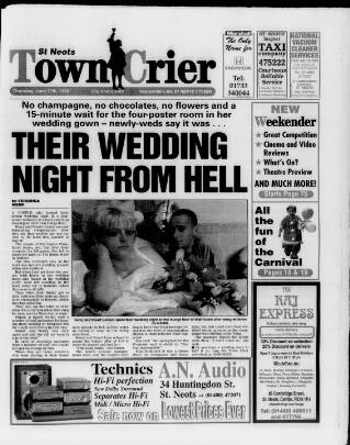 cover page of St Neots Town Crier published on June 17, 1999
