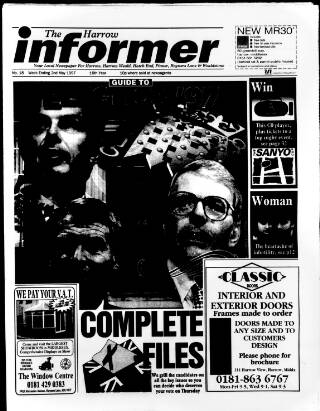 cover page of Harrow Informer published on May 2, 1997