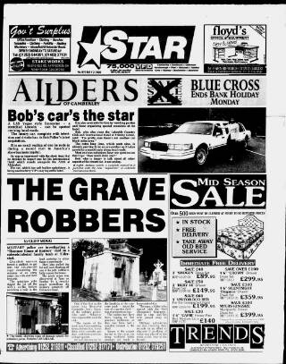 cover page of Surrey-Hants Star published on May 2, 1996