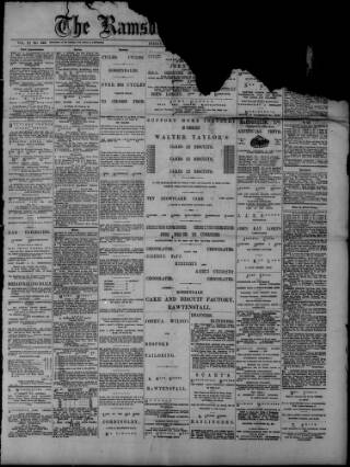 cover page of Ramsbottom Observer published on May 11, 1900