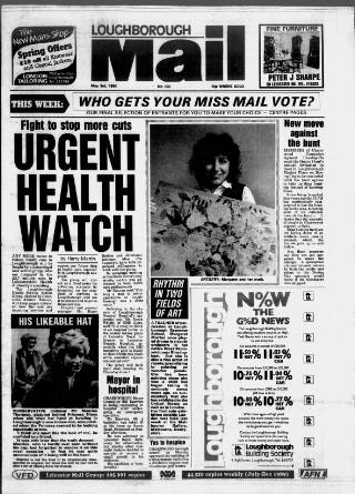 cover page of Loughborough Mail published on May 3, 1990