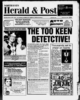 cover page of Northampton Herald & Post published on May 2, 1991