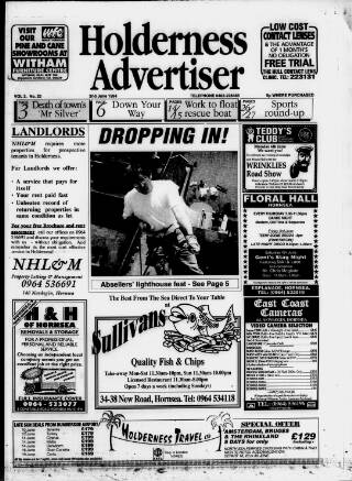 cover page of Holderness Advertiser published on June 2, 1994