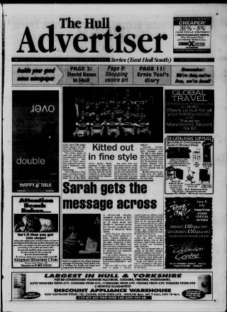 cover page of East Hull Advertiser published on May 27, 1998