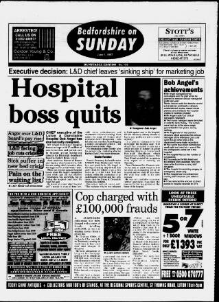 cover page of Dunstable on Sunday published on June 1, 1997