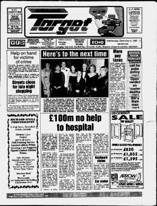 cover page of Horncastle Target published on December 4, 1996