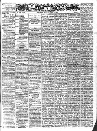 cover page of Weekly Scotsman published on April 19, 1884