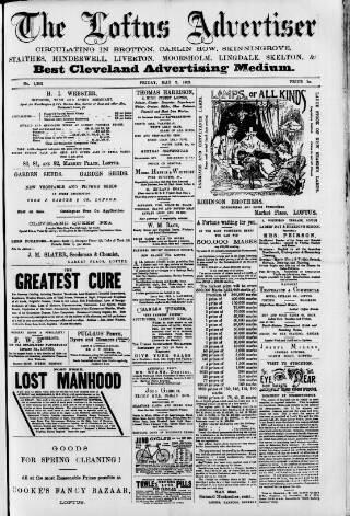 cover page of Loftus Advertiser published on May 2, 1902