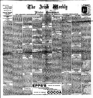 cover page of Irish Weekly and Ulster Examiner published on March 5, 1904