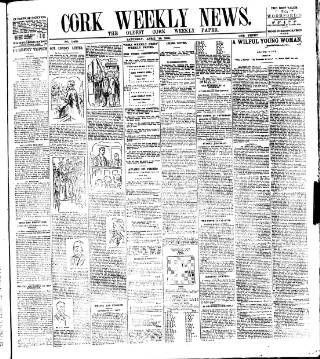 cover page of Cork Weekly News published on April 26, 1902