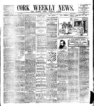 cover page of Cork Weekly News published on June 2, 1906