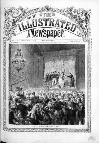 cover page of Illustrated Newspaper published on April 22, 1871