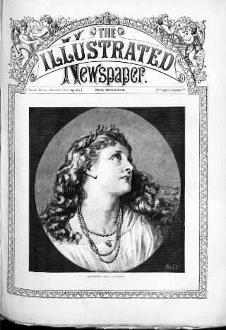 cover page of Illustrated Newspaper published on June 24, 1871
