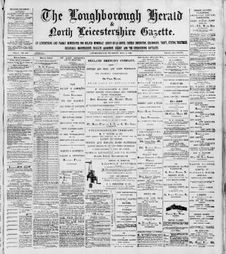 cover page of Loughborough Herald & North Leicestershire Gazette published on May 3, 1888