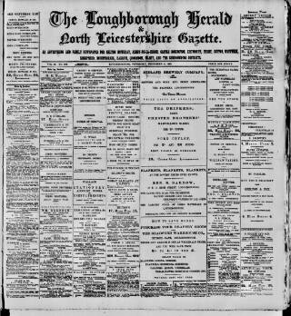 cover page of Loughborough Herald & North Leicestershire Gazette published on December 5, 1889