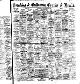 cover page of Dumfries & Galloway Courier and Herald published on May 3, 1890