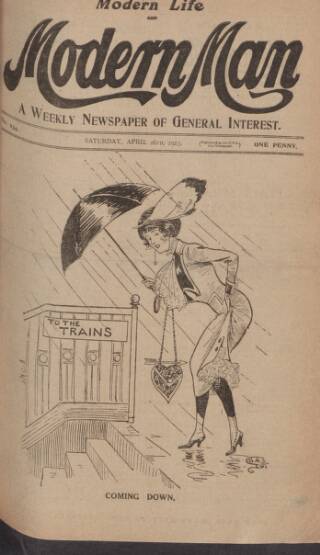cover page of Modern Man published on April 26, 1913