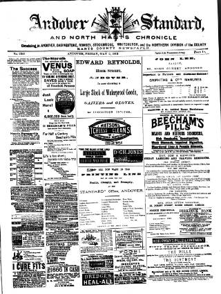 cover page of Andover Chronicle published on May 2, 1913