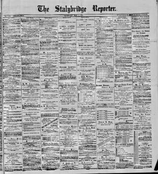 cover page of Stalybridge Reporter published on May 2, 1896