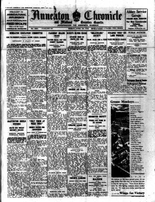 cover page of Nuneaton Chronicle published on April 23, 1943