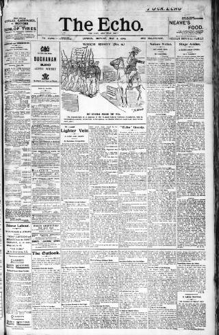 cover page of Echo (London) published on May 2, 1904