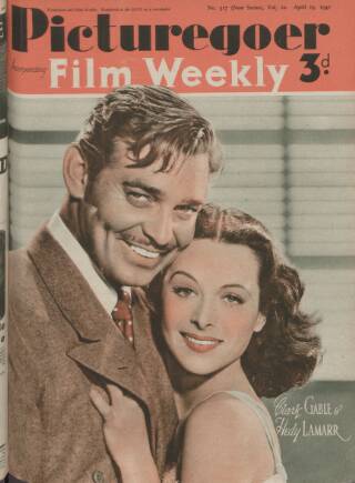 cover page of Picturegoer published on April 19, 1941