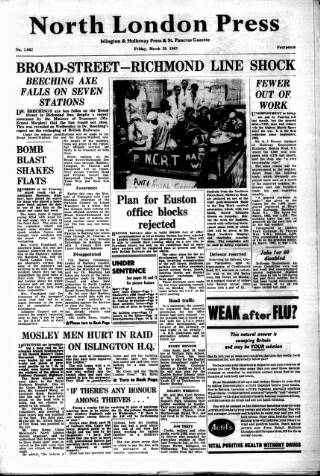 cover page of Holloway Press published on March 29, 1963