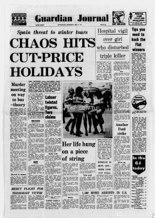 cover page of Nottingham Guardian published on May 5, 1971