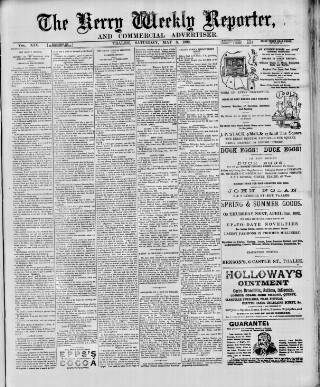 cover page of Kerry Reporter published on May 3, 1902