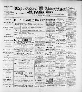 cover page of East Essex Advertiser and Clacton News published on May 2, 1903