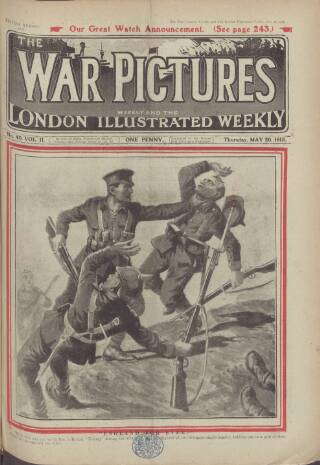 cover page of War Pictures Weekly and the London Illustrated Weekly published on May 20, 1915