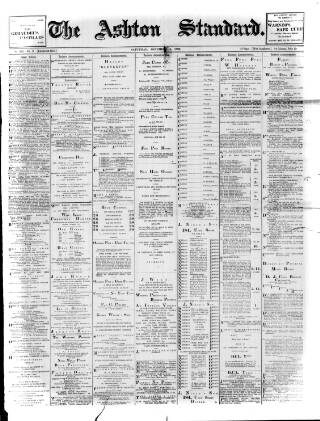 cover page of Ashton Standard published on December 5, 1896
