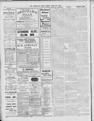 cover page of Hampshire Post and Southsea Observer published on June 2, 1905