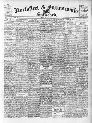 cover page of Northfleet and Swanscombe Standard published on May 2, 1903